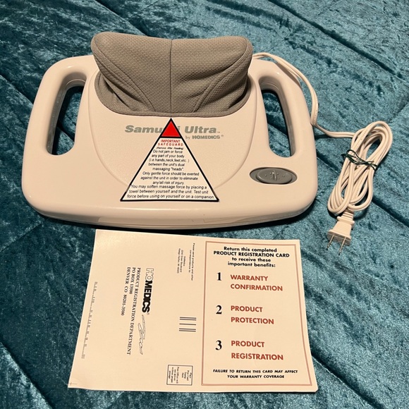 HOMEDICS samurai ultra shiatsu massager - Picture 5 of 13